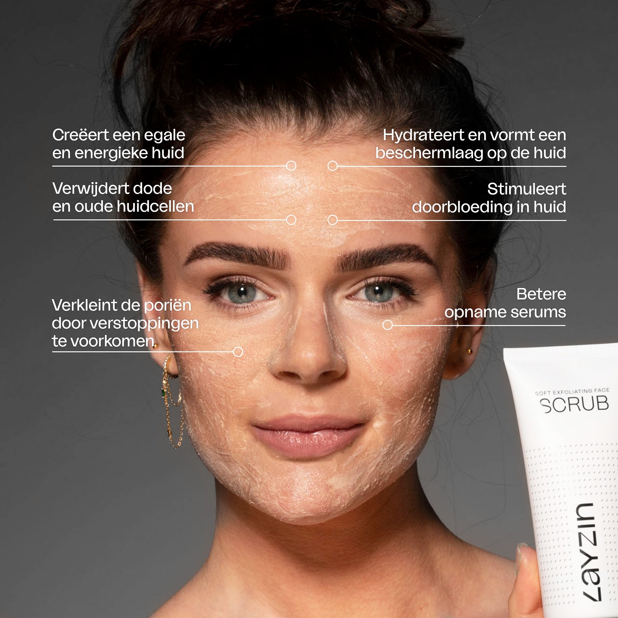 Face Scrub LAYZIN voordelen