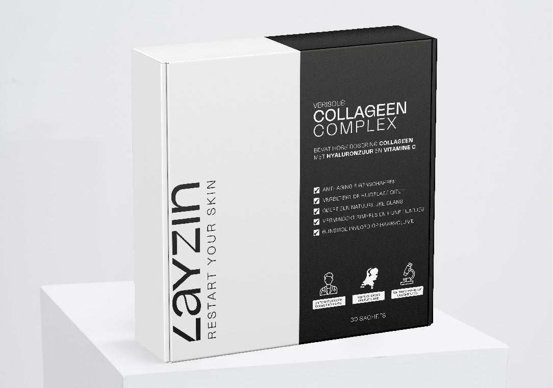 collageen complex, halal collageen, collageen met hyaluronzuur en vitamine C, mooiere haren, collageen tegen haaruitval, vollere bos haar, kale plekken op hoofd