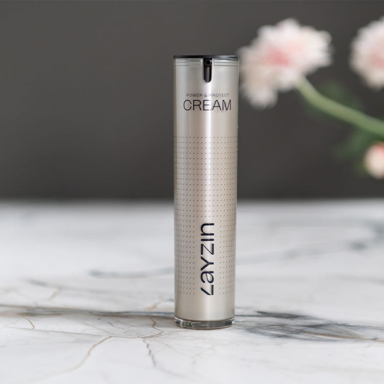 LAYZIN power en protect cream hydraterende gezichtcreme natuurlijke huidverzorging