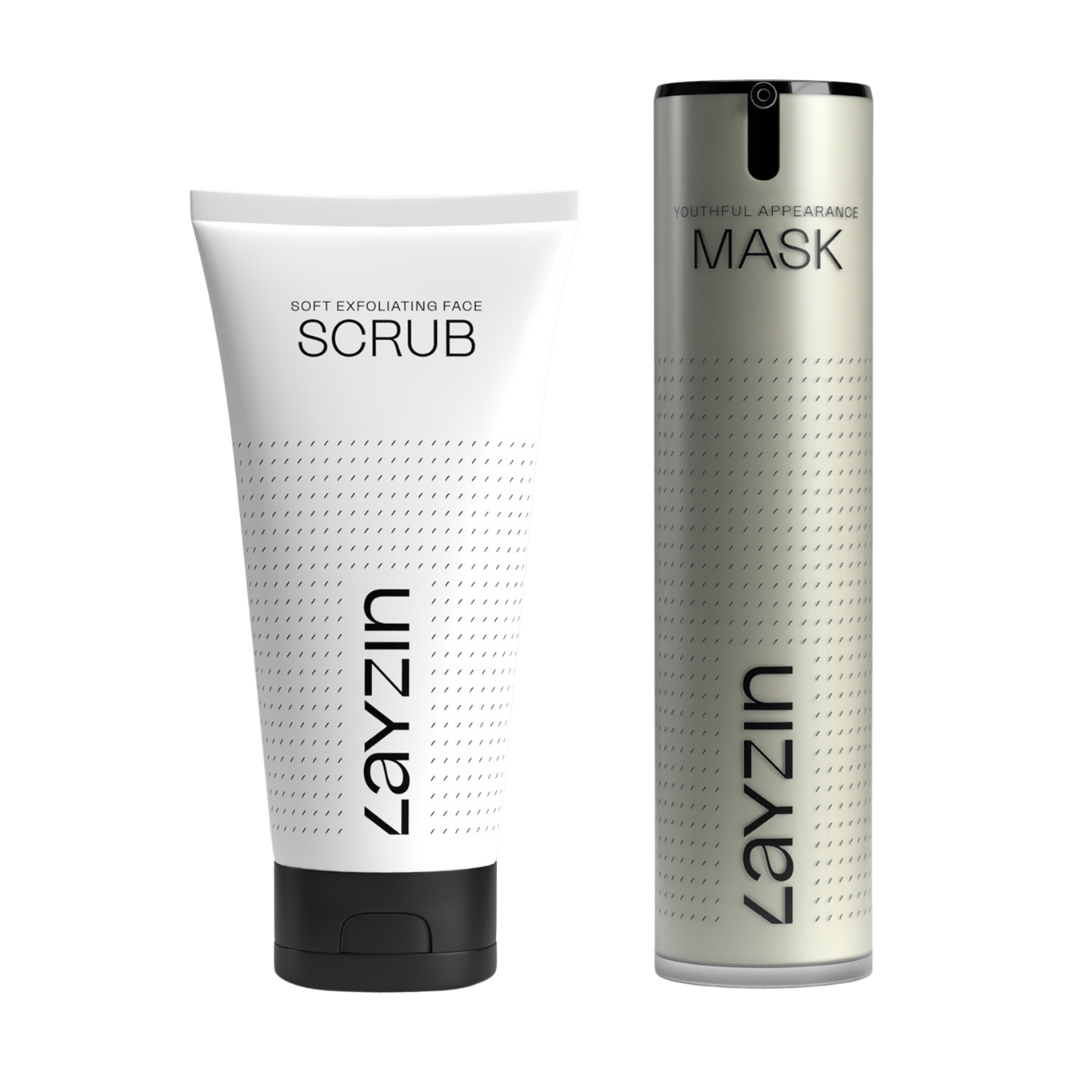 Eternal Youth voordeelbundel met zachte exfoliërende scrub en hydraterend verjongend masker voor een stralende, jeugdige huid.