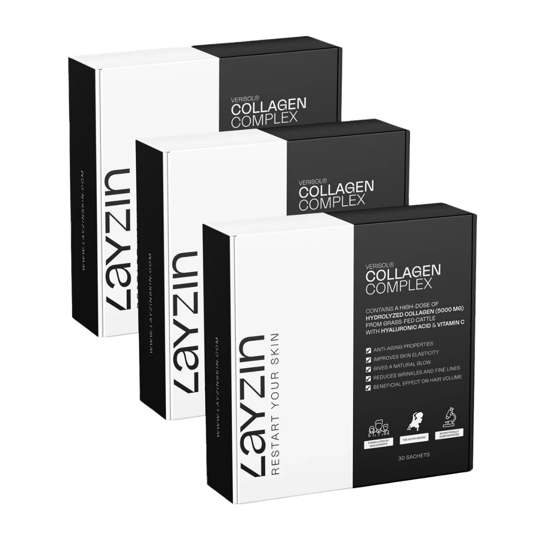 LAYZIN Collageen Beauty Complex Verisol® hydrolyzed collagen sachets for skin, hair, and nails care