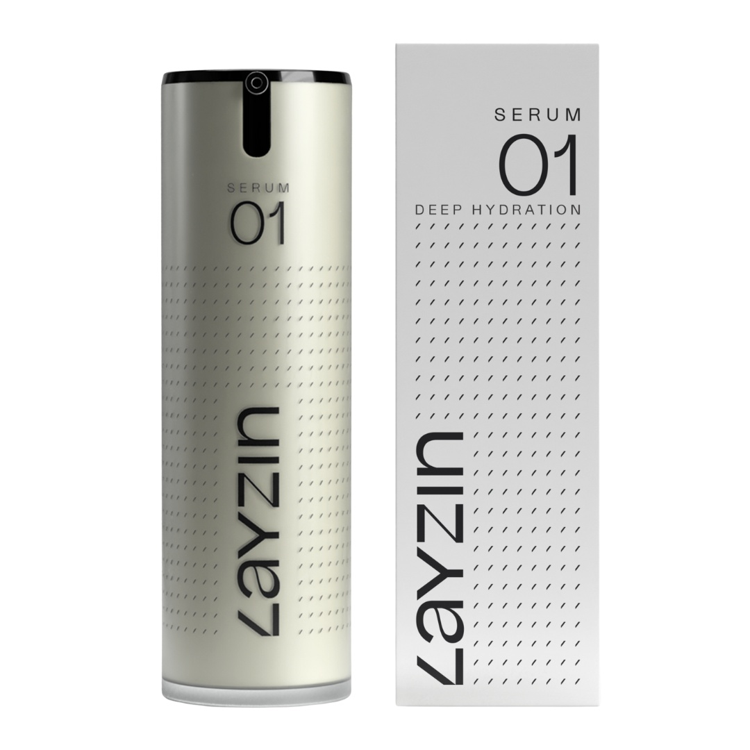 SERUM 01 voor goede vochtbalans huid met 2 soorten hyaluronzuur LAYZIN