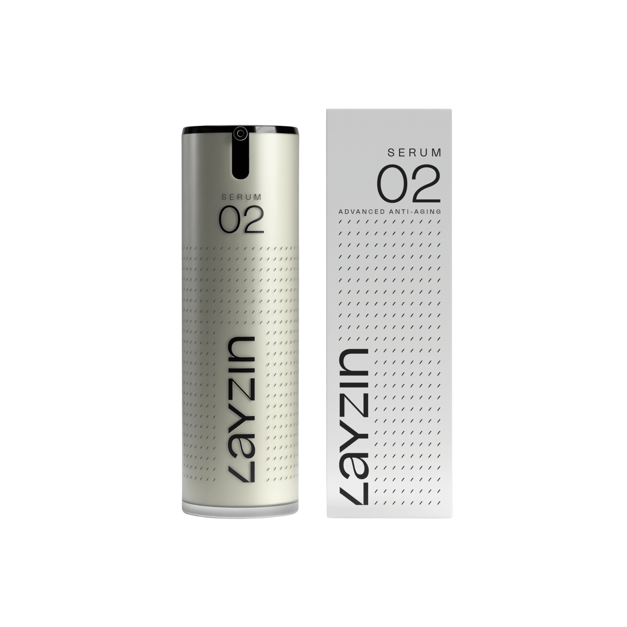 LAYZIN Skin Restarting Fundamentals serum 02 anti-aging verpakking en flacon voor microneedling huidverjonging