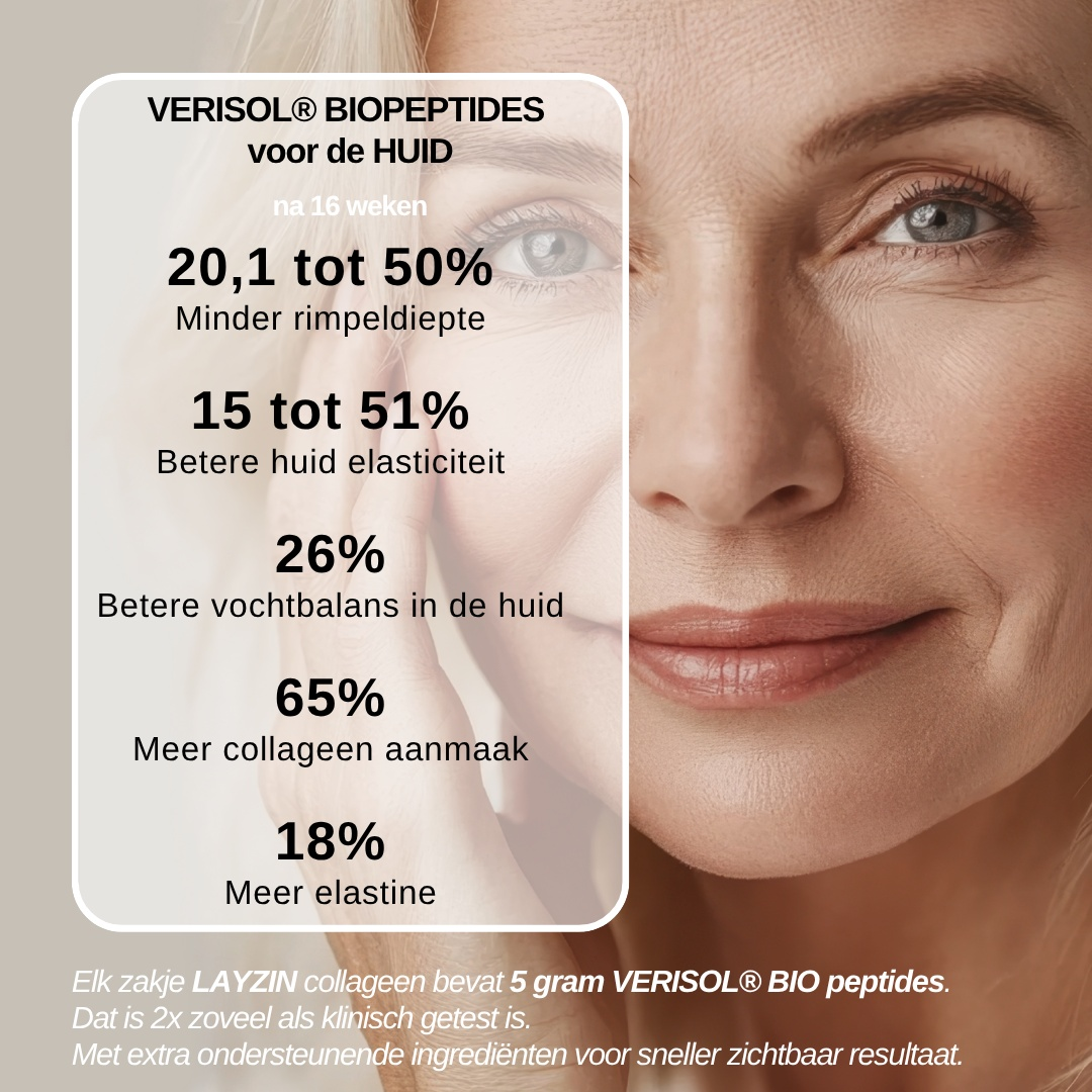 LAYZIN Verisol Collageen Complex met Hyaluronzuur en Vitamine C Halal collageen