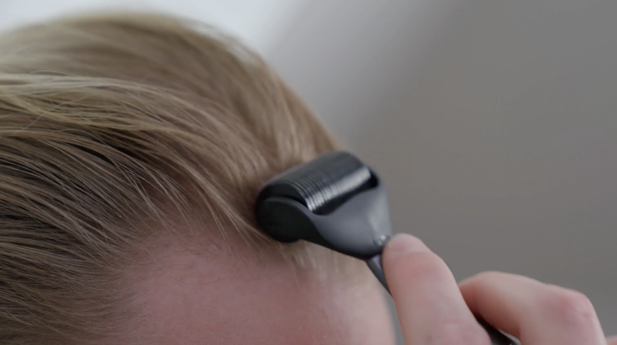 Dermarollerkop maat L met naalden 1.2 mm voor microneedling op lichaam en hoofdhuid