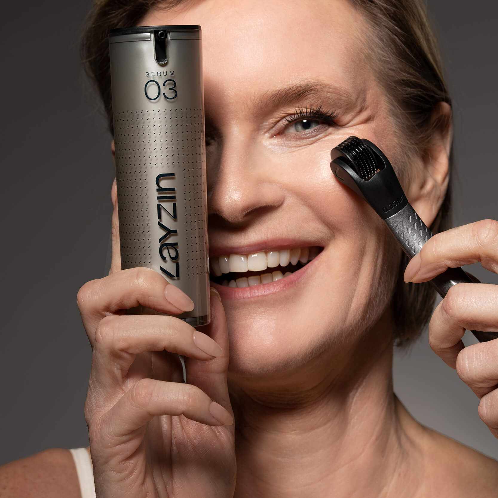 Onder ogen microneedling Under Eye Dermaroller SET donkere kringen - rimpels ogen - LAYZIN SKIN