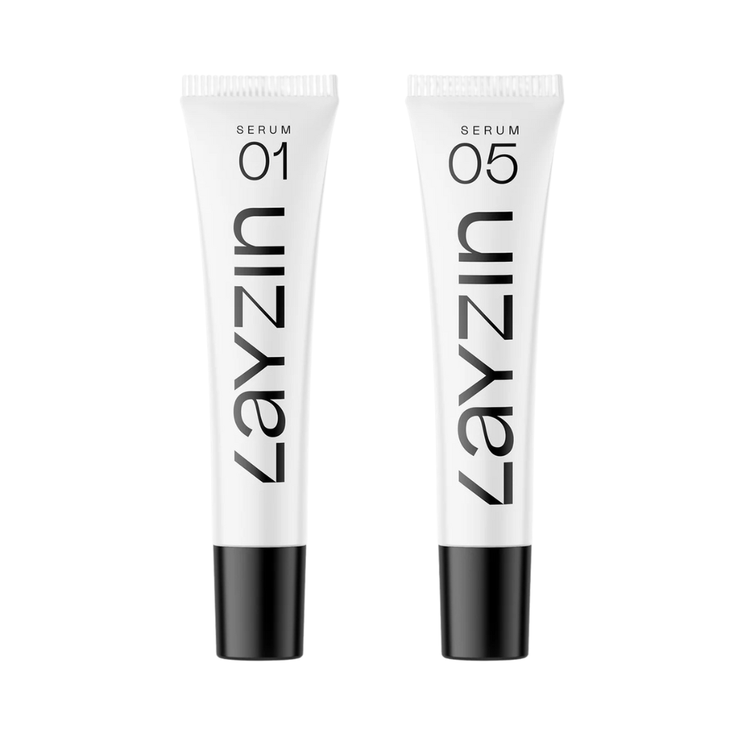 Vitality DUO Sensitieve en gevoelige rode huid SERUM 05 en intense huid hydratatie SERUM 05 LAYZIN