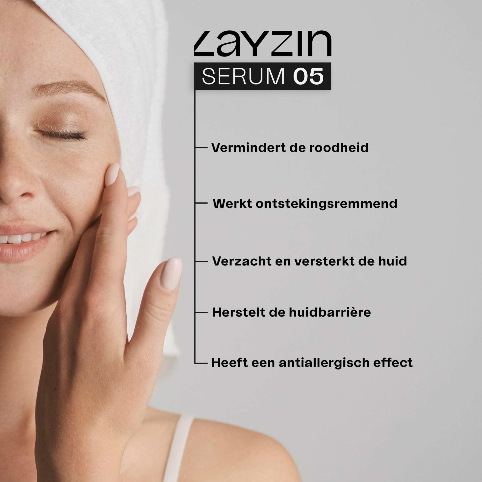 SERUM 05 Sensitieve huid en gevoelige rode huid - LAYZIN SKIN