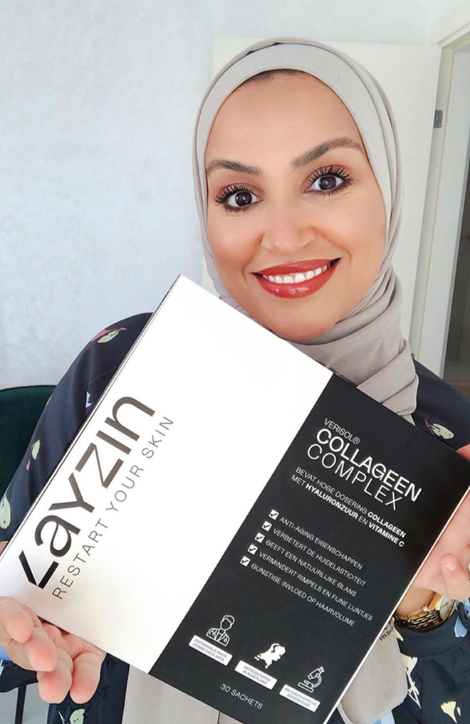 Probeer LAYZIN Beauty Collageen Complex met Verisol®