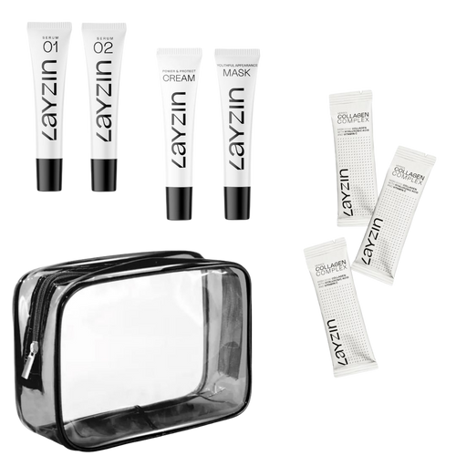 Essentials Travel SET: 4 mini's en 3x Collageen