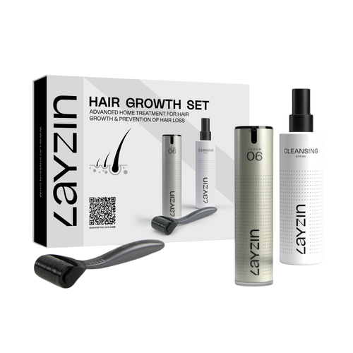 Haarwuchstum SET: Weniger Haarausfall und mehr Haarwuchs
