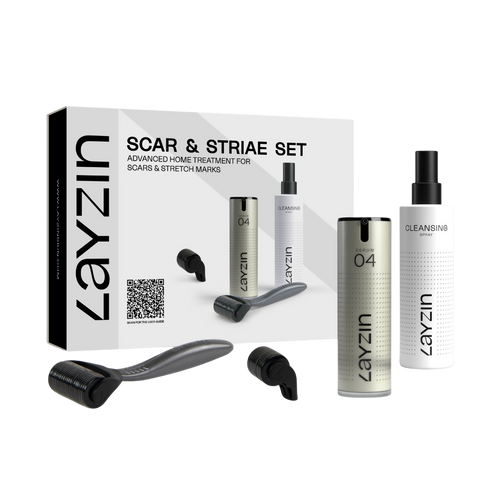 Narben- und Dehnungsstreifen Microneedling 2 Rollenköpfe SET